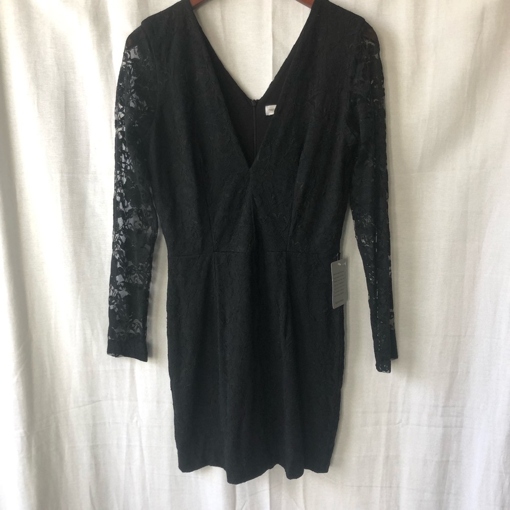 Dress The Population Black Lace Dress Size Large